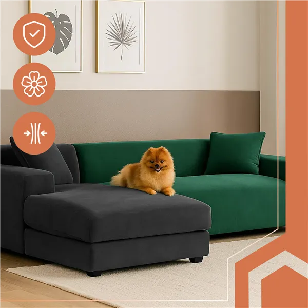 Sofa cover 145-185cm green Ruhhy 26032