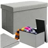 Harmaa kangasrahi 60x30x30 cm Ruhhy 25996