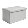 Pelēks samta pufs 60x30x30 cm Ruhhy 25994
