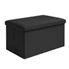 Черный бархатный пуф 60x30x30 см Ruhhy 25995