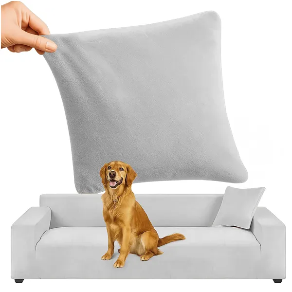 Ruhhy 26182 sofa cover 190-230cm light gray