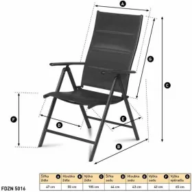 Garden chair Fieldmann FDZN 5016