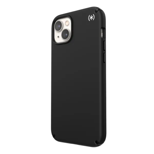Speck Presidio2 Pro MagSafe - Antibacterial iPhone 15 Plus / 14 Plus Case (Black / Black / White)