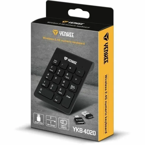 Keyboard Yenkee YKB 4020 Black noir