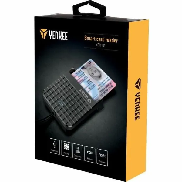 External Card Reader Yenkee YCR 101 Black