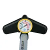 Dunlop - Floor pump for bikes, balls, mattresses with pressure gauge (Blue)