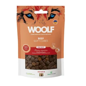 Suņu uzkodas Woolf Soft Cubes Beef Liellops 100 g