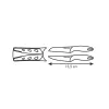 Столовый нож Tescoma 6 cm 2 Предметы (2)
