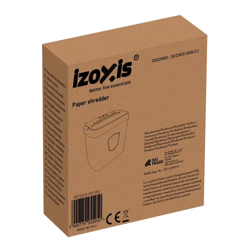 Izoxis 25663 dokumentu smalcinātājs