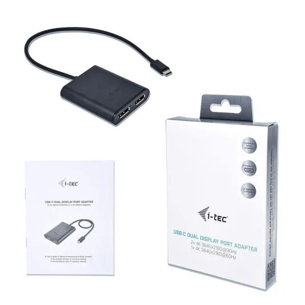 USB-C-адаптер i-Tec C31DUAL4KDP          Thunderbolt 3