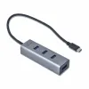 USB-keskitin i-Tec C31HUBMETAL403 USB x 4 Harmaa
