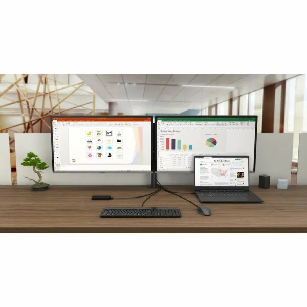 USB-jaotur i-Tec C31DUALDPDOCKPD