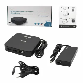 Latausasema i-Tec C31DUALDPDOCKPD65W Musta