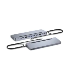 USB-C šakotuvas i-Tec C31FLAT2PDPRO Sidabras