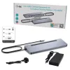 USB-C Centrmezgls i-Tec C31FLAT2PDPRO Sudrabains