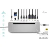 USB-C šakotuvas i-Tec C31FLAT2PDPRO Sidabras