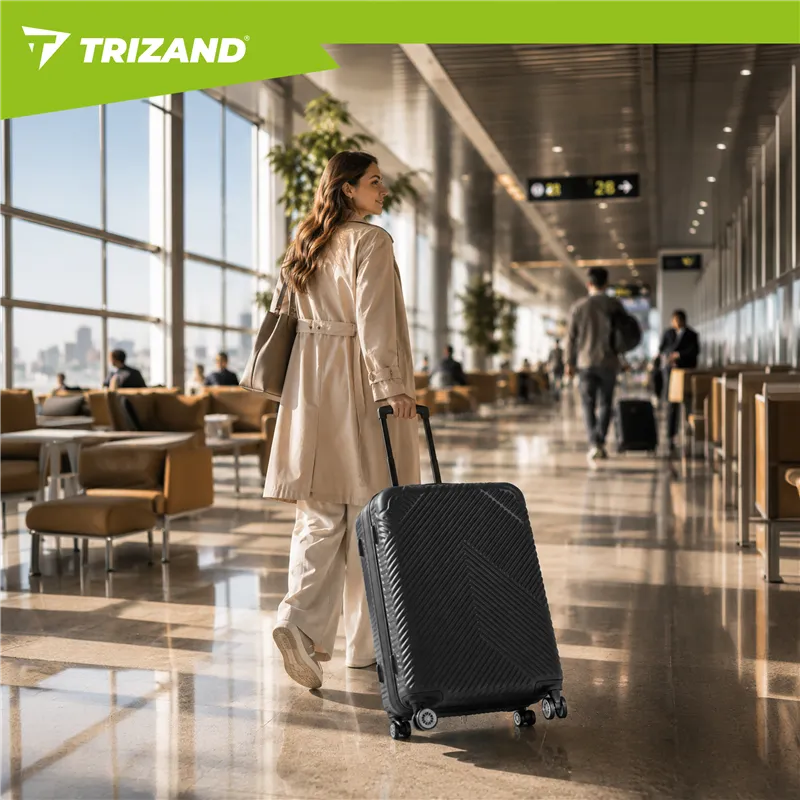 3-in-1 suitcase set - black Trizand 26661
