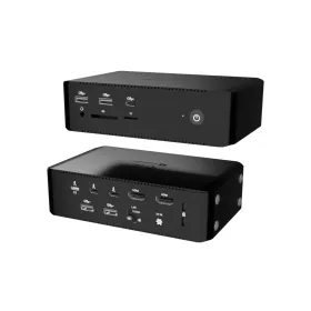 USB Centrmezgls i-Tec TB5QUATTRODOCKPD Melns