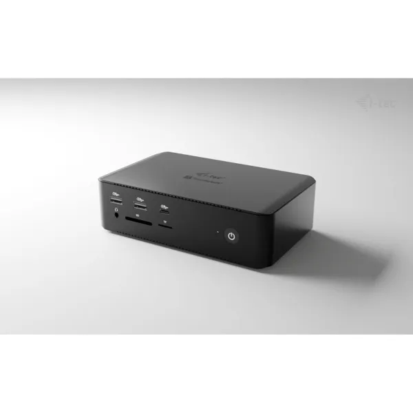 USB Hub i-Tec TB5QUATTRODOCKPD Black