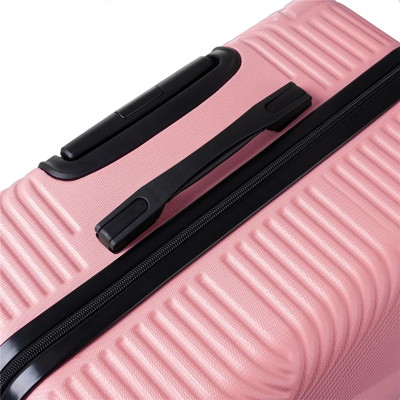 3-in-1 suitcase set - pink Trizand 26663