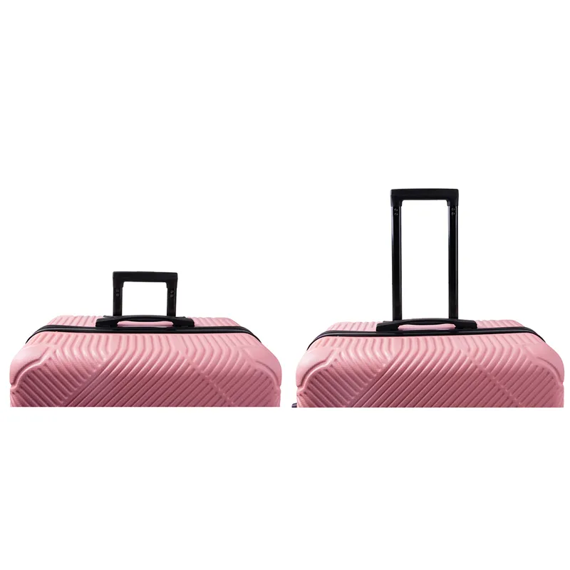 3-in-1 matkalaukkusetti - pinkki Trizand 26663