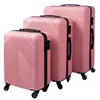 3-in-1 suitcase set - pink Trizand 26663