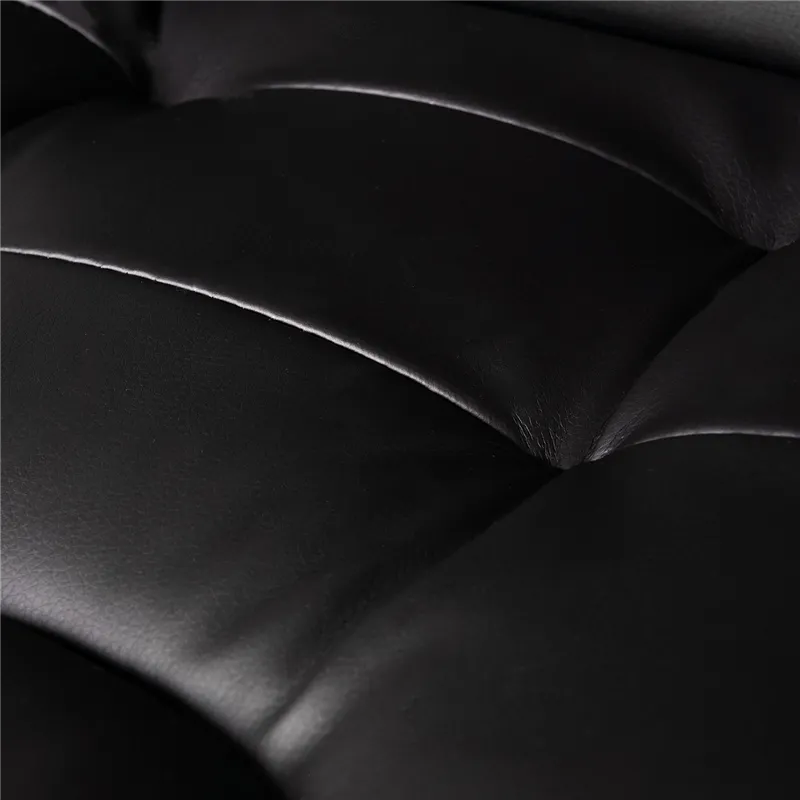 Office chair with footrest - black Malatec 26195