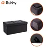 Pelēks samta pufs 76x38x38cm Ruhhy 26130