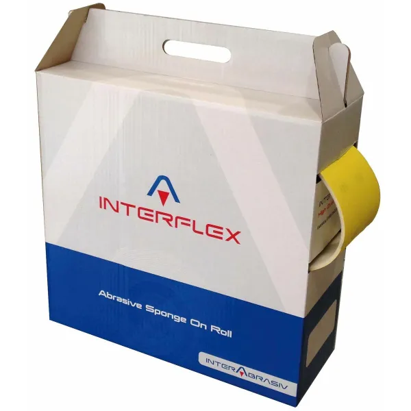 Liivapaberirull INTERFLEX Rull 25 m Kollane