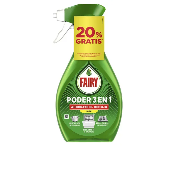 Liquid Dishwasher Fairy PODER 3 EN 1 500 ml