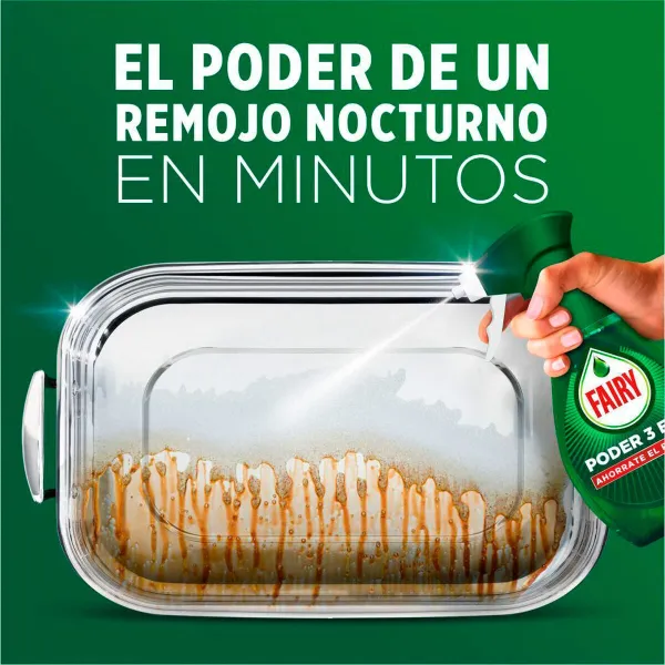 Liquid Dishwasher Fairy PODER 3 EN 1 500 ml