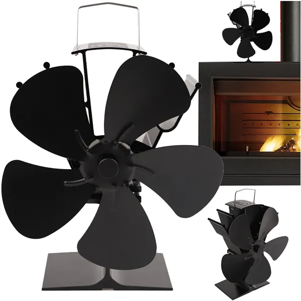 Kaminer 26206 5-blade fireplace fan