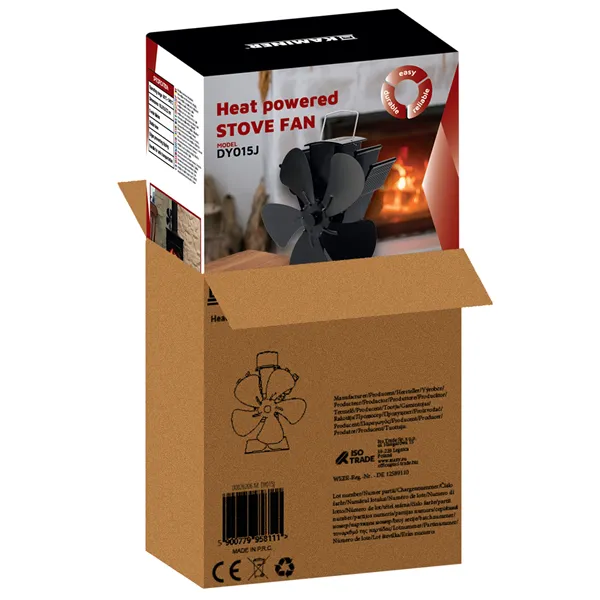 Kaminer 26206 5 lāpstiņu kamīna ventilators