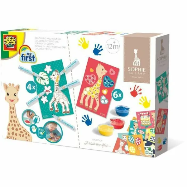Värvimisjoonised SES Creative Sophie la girafe
