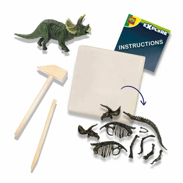 Ekskavācijas Spēle SES Creative Triceratops