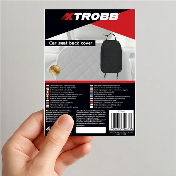 Xtrobb 26545 auton istuimen selkänojan suojus