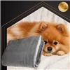 Double-sided blanket 150x200cm dark gray Ruhhy 26292