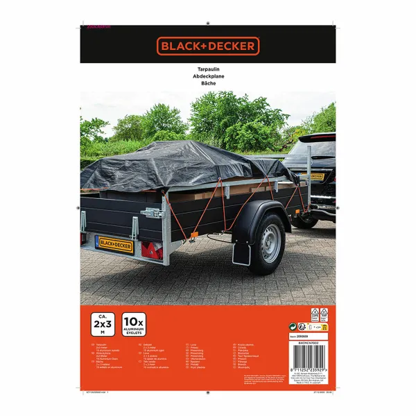 Haagise kate Black & Decker 2 x 3 m