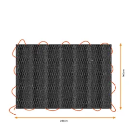 Trailer cover Black & Decker Black 1,6 x 2,5 m