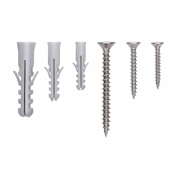 Wall plugs and screws