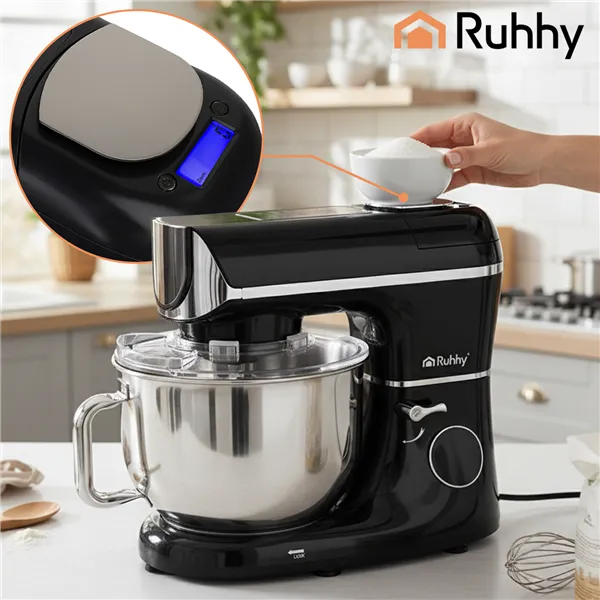 Ruhhy 25729 Kitchen Machine with Heated Bowl and Scale