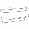 Istutuskast Elho   50 cm Must Plastmass
