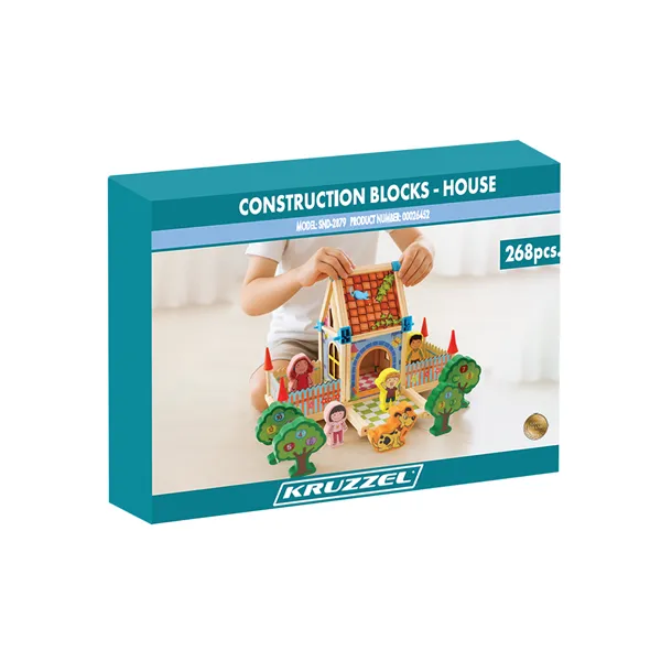 Celtniecības klucīši - māja 268 gabali Kruzzel 26452