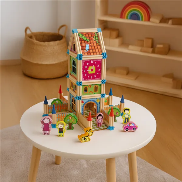 Construction blocks - house 268 pieces Kruzzel 26452