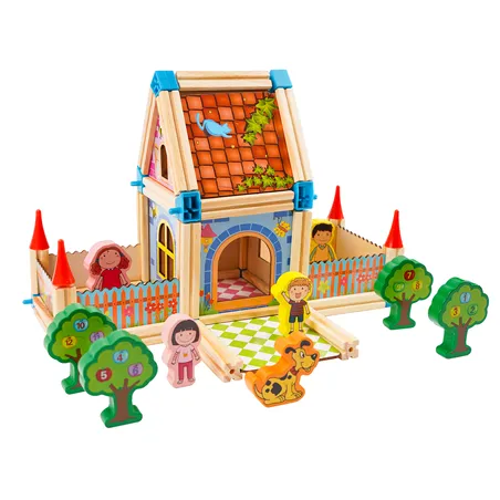 Construction blocks - house 268 pieces Kruzzel 26452