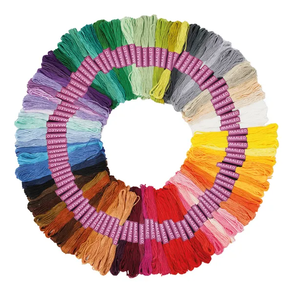 Siuvinėjimo rinkinys „Floss“ 100 spalvų 25724