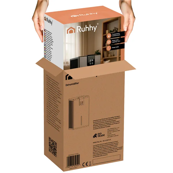 Silver air dehumidifier Ruhhy 26496