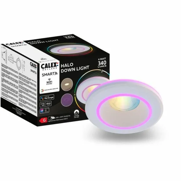 LED Spuldze Calex Balts G 500 lm