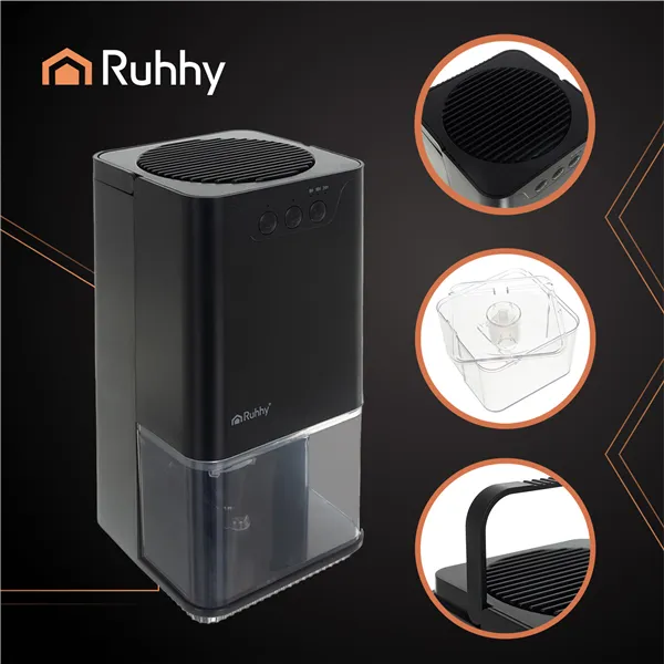 Black Ruhhy 26494 air dehumidifier