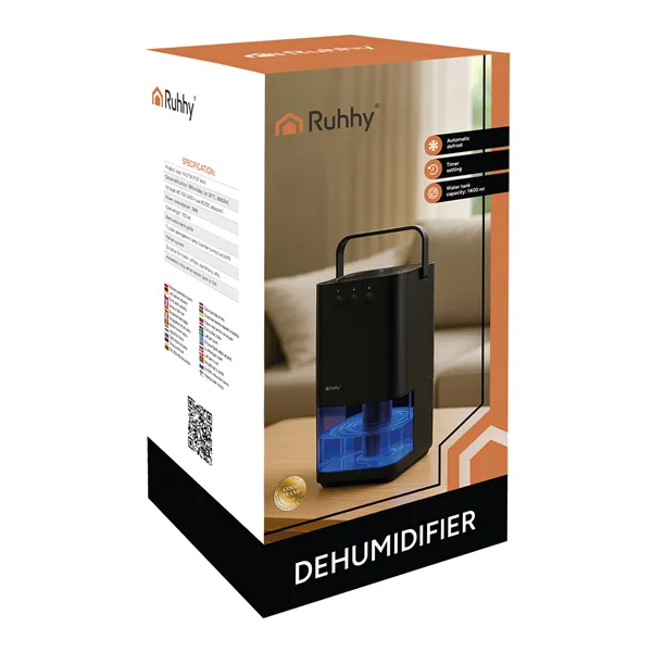 Black Ruhhy 26494 air dehumidifier